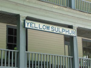 Yellow Sulphur Springs sign